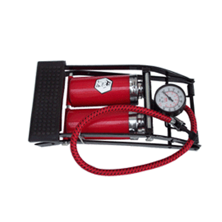 腳踏打氣筒 雙管 (304)