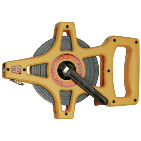 西德手提式鋼捲尺 50米(附擋)