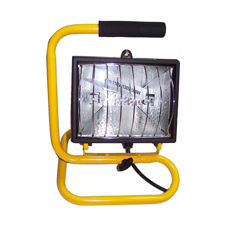 手提鹵素燈具附燈管 (07045)