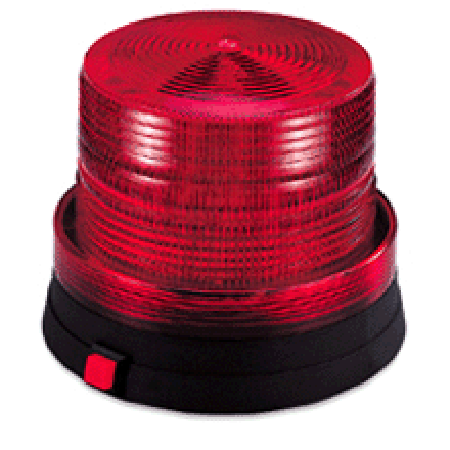 中型磁吸式 (警報)警示燈(紅)-24V